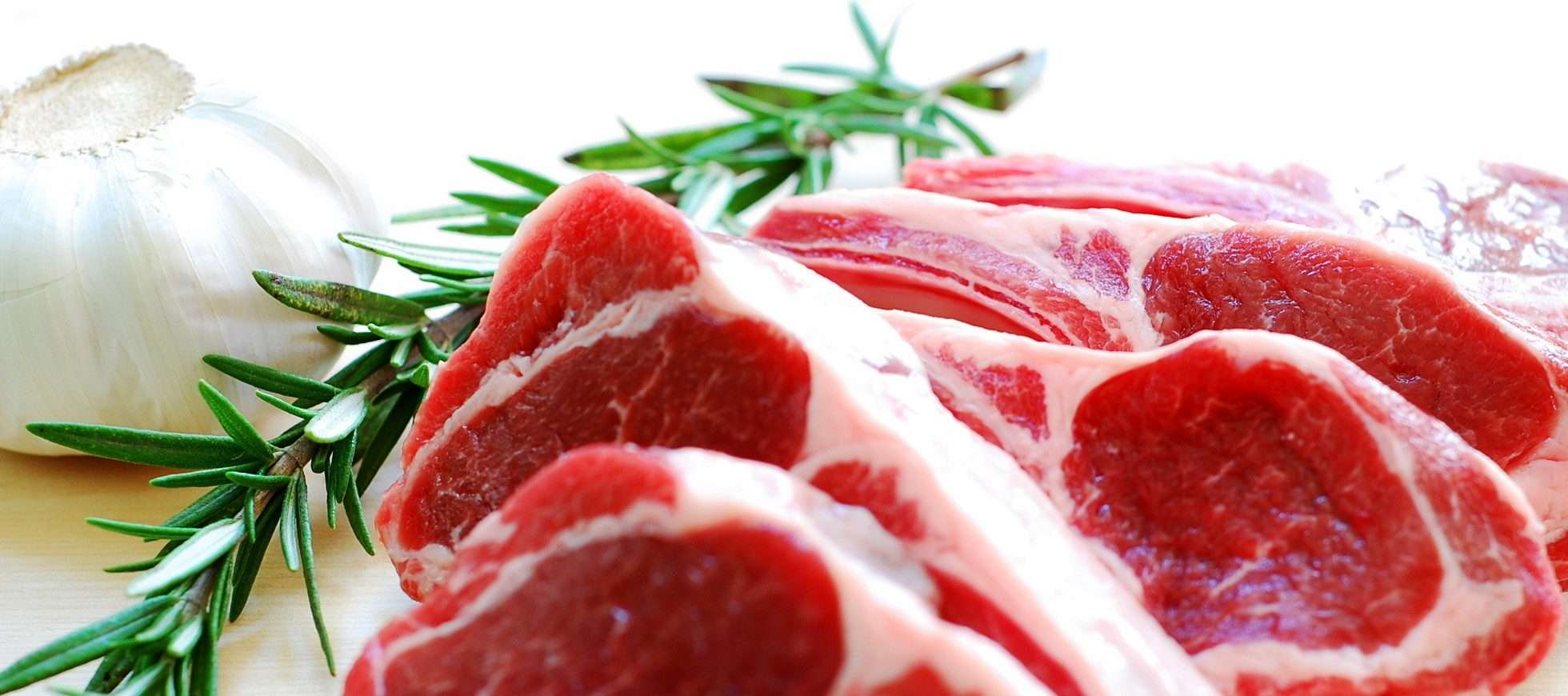 Lamb chops and rosemary