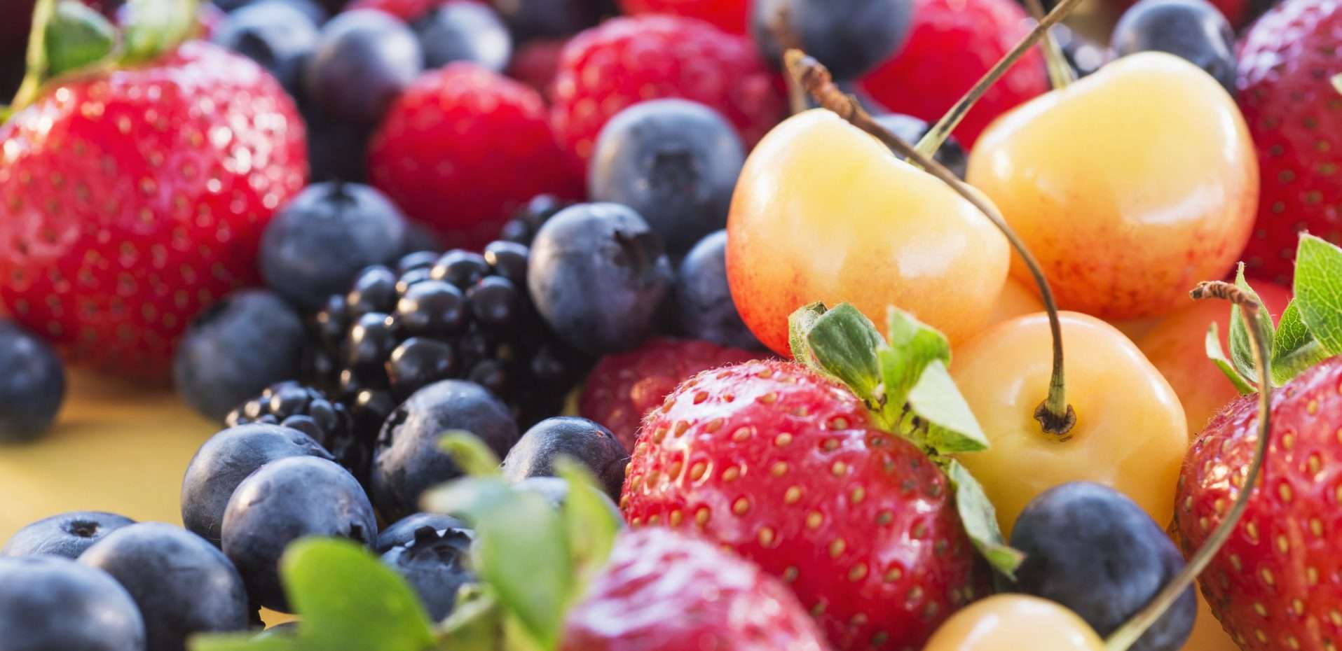 Heap of fresh fruits